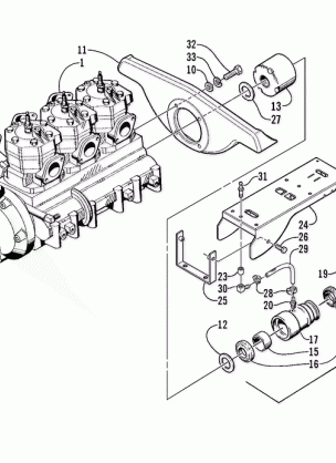 ENGINE AND RELATED ASSEMBLY