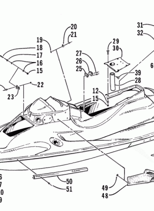 HULL AND RELATED PARTS ASSEMBLY