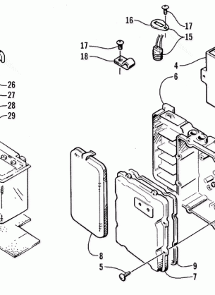 ELECTRICAL MODULE AND BATTERY