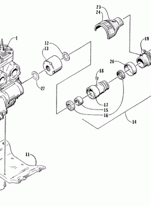 ENGINE AND RELATED ASSEMBLY