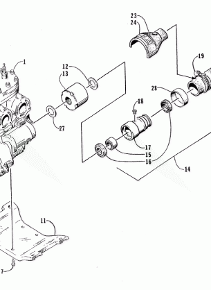 ENGINE AND RELATED ASSEMBLY