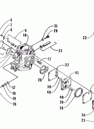 MAGNETO-SIDE CARBURETOR