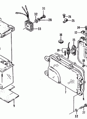 ELECTRICAL MODULE AND BATTERY (SERIAL tahos_ THRU ARJ4053A595)