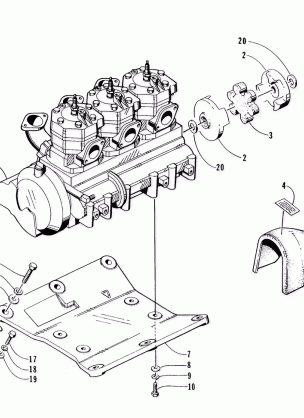 ENGINE AND RELATED ASSEMBLY