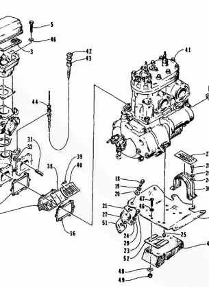 ENGINE AND RELATED ASSEMBLY