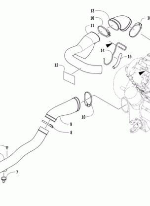 CASE / BELT COOLING ASSEMBLY