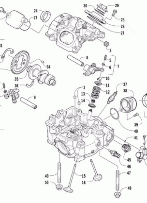 CYLINDER HEAD AND CAMSHAFT / VALVE ASSEMBLY