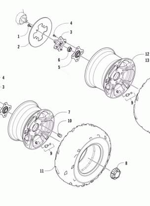 WHEEL AND TIRE ASSEMBLY