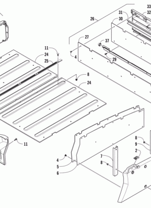 CARGO BOX AND TAILGATE ASSEMBLY