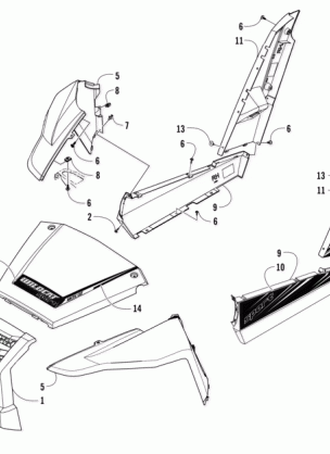 FRONT AND SIDE PANEL ASSEMBLIES