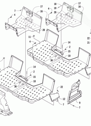 CONSOLE AND FLOOR PANEL ASSEMBLY