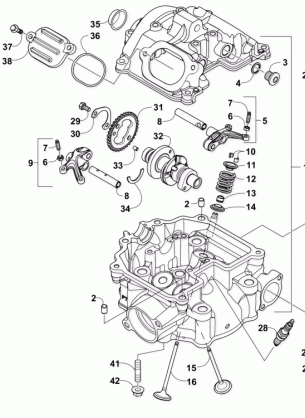 CYLINDER HEAD AND CAMSHAFT / VALVE ASSEMBLY