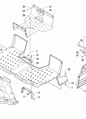 CONSOLE AND FLOOR PANEL ASSEMBLY