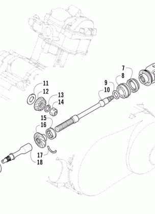 SECONDARY DRIVE ASSEMBLY