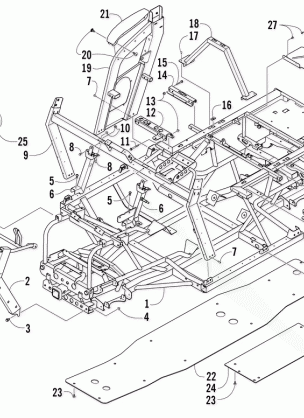 FRAME AND RELATED PARTS