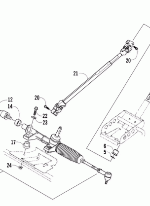 STEERING POST ASSEMBLY