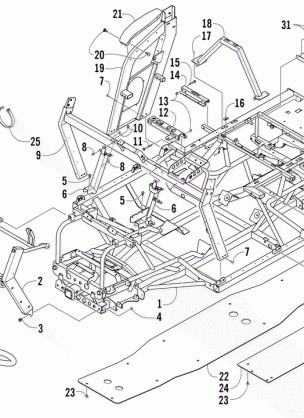 FRAME AND RELATED PARTS