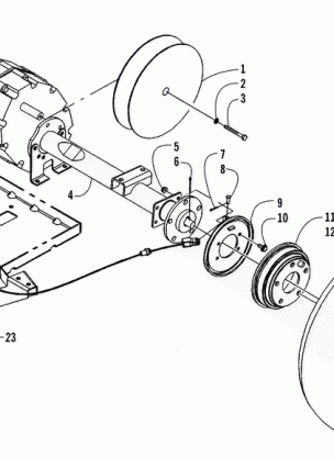 REAR TIRE AND TRANSAXLE ASSEMBLY