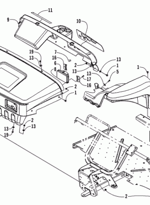 HOOD AND FENDER ASSEMBLY