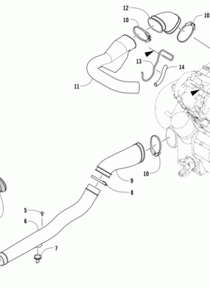 CASE / BELT COOLING ASSEMBLY