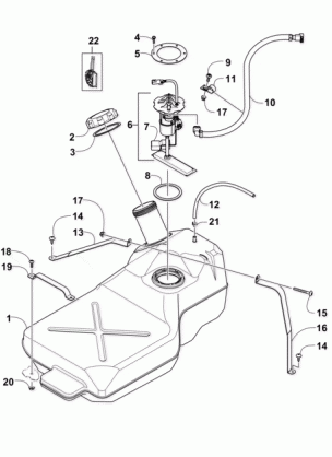 GAS TANK ASSEMBLY