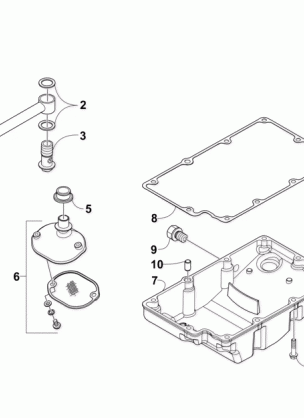OIL PAN AND STRAINER ASSEMBLY