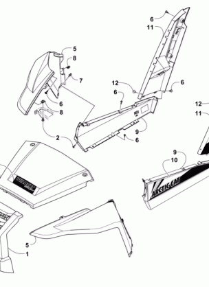 FRONT AND SIDE PANEL ASSEMBLIE