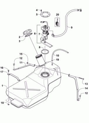 GAS TANK ASSEMBLY