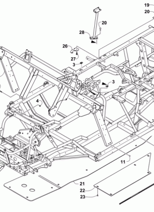 FRAME AND RELATED PARTS (SNtahos_ 302246 AND BELOW)