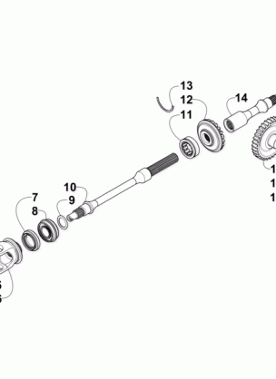 SECONDARY DRIVE ASSEMBLY