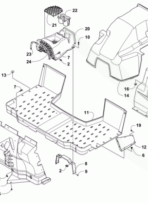 CONSOLE AND FLOOR PANEL ASSEMBLY