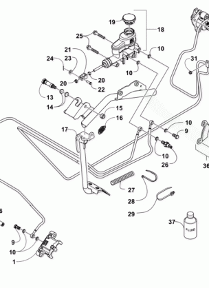 HYDRAULIC BRAKE ASSEMBLY