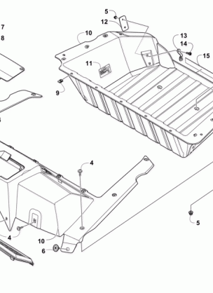 CARGO BOX AND TAILLIGHT ASSEMBLY