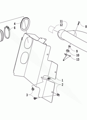 CASE / BELT COOLING ASSEMBLY