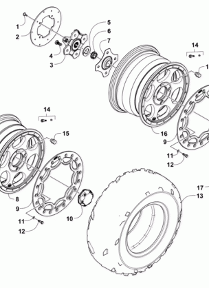 WHEEL AND TIRE ASSEMBLY