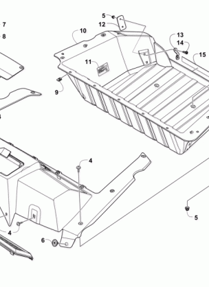 CARGO BOX AND TAILLIGHT ASSEMBLY (SE)