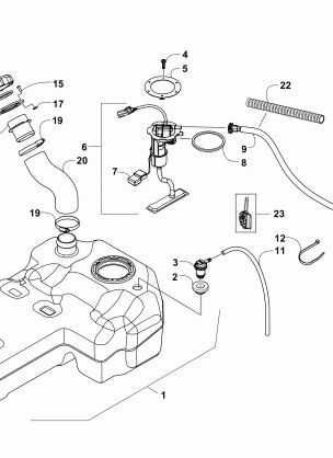 GAS TANK ASSEMBLY