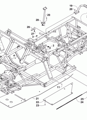 FRAME AND RELATED PARTS (SNtahos_ 302247 AND ABOVE)