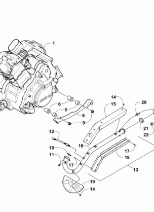 ENGINE AND EXHAUST