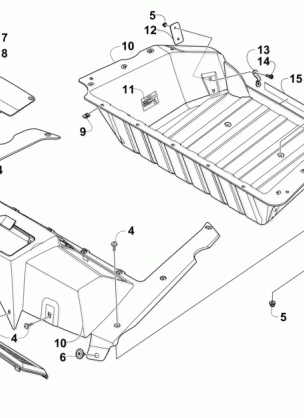 CARGO BOX AND TAILLIGHT ASSEMBLY