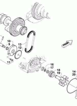 OIL PUMP AND WATER PUMP ASSEMBLIES