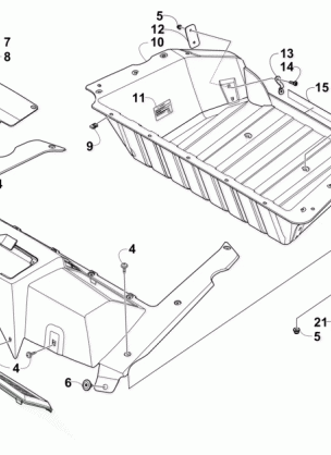 CARGO BOX AND TAILLIGHT ASSEMBLY