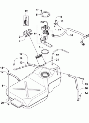 GAS TANK ASSEMBLY