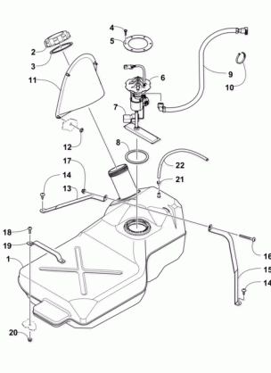 GAS TANK ASSEMBLY