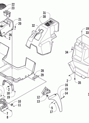 CONSOLE AND FLOOR PANEL ASSEMBLY