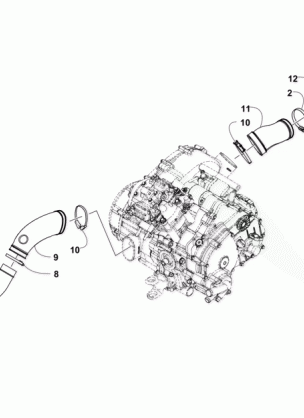 CASE / BELT COOLING ASSEMBLY