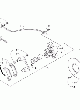 REAR BRAKE ASSEMBLY