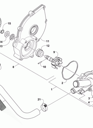 WATER PUMP ASSEMBLY