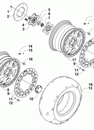 WHEEL AND TIRE ASSEMBLY