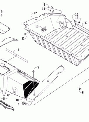 CARGO BOX AND TAILLIGHT ASSEMBLY